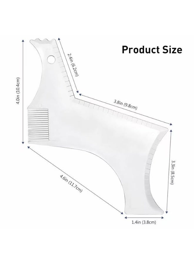 أداة تشكيل اللحية الشفافة متعددة الاستخدامات 8 في 1 - Image 5